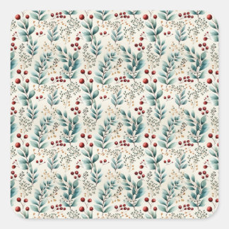 Adesivo Quadrado Natal