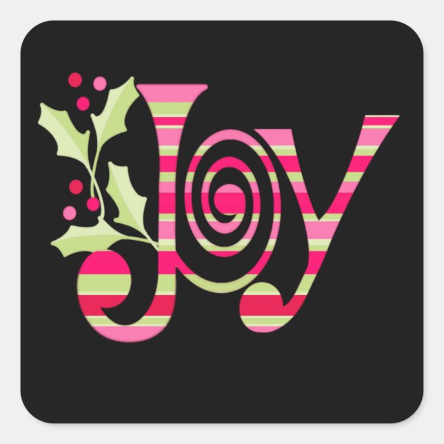 Adesivo Quadrado Natal (Frente)