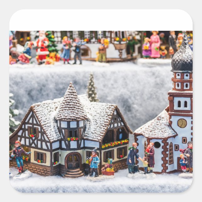 Adesivo Quadrado Natal (Frente)