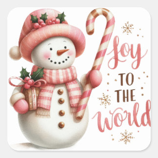 Adesivo Quadrado Natal