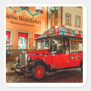 Adesivo Quadrado Natal