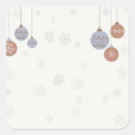 Adesivo Quadrado natal-bauble-natal