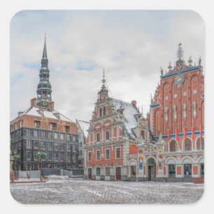 Adesivo Quadrado Natal em Riga Letônia