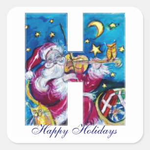 ADESIVO QUADRADO NATAL H CARTA/MONOGRAMA DE PAPAIS NOEIS INSPIRADOS