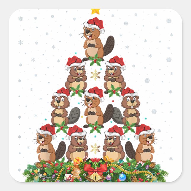 Adesivo Quadrado Natal LGBT Don Nós Agora Nosso Roupa Gay Rainbow (Frente)