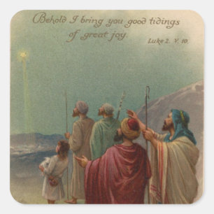 Adesivo Quadrado Natal Natividade