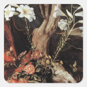 ADESIVO QUADRADO NATIVIDADE COM VIAS BRANCAS - MÁGICA DO NATAL