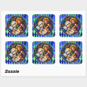 Adesivo Quadrado Natividade Square Sticker