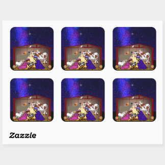 Adesivo Quadrado Nativity