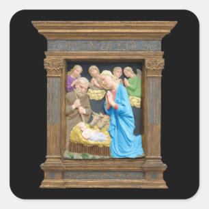 Adesivo Quadrado NATIVITY Luca Della Robbia
