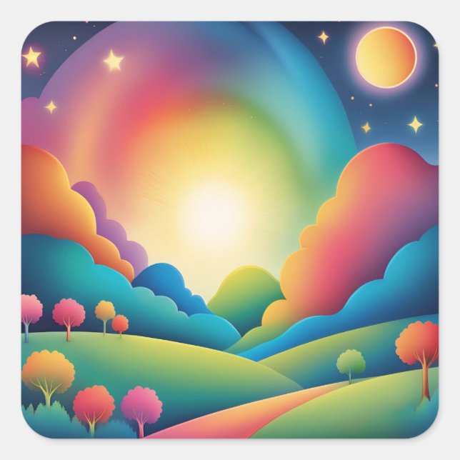 Adesivo Quadrado Nature Lover Sticker Pack, Outdoor Adventure (Frente)