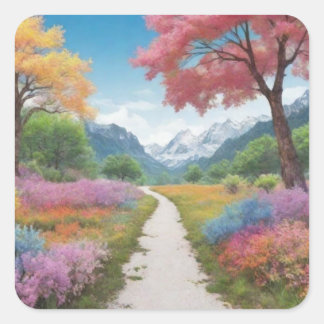 Adesivo Quadrado Nature Lover Sticker Pack, Outdoor Adventure