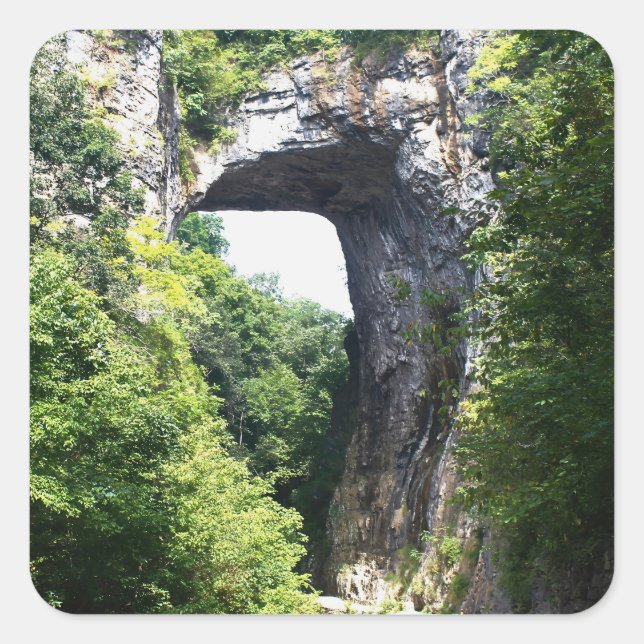 Adesivo Quadrado Nature's Archway - Natural Bridge (Frente)