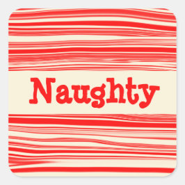 Adesivo Quadrado Naughn Red Peppermint Candy Marbled Natal