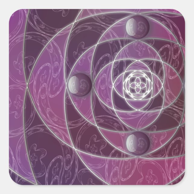 Adesivo Quadrado Nautilina Stickers (Frente)