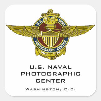 Adesivo Quadrado Naval Photographics Center Sticker dos EUA