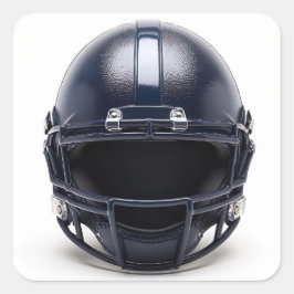 Adesivo Quadrado Navy Blue American Football Helmet Decal