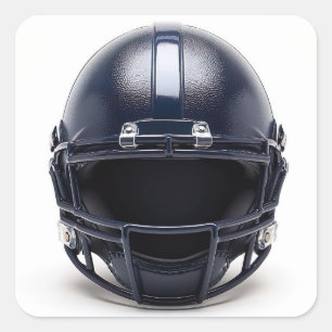 Adesivo Quadrado Navy Blue American Football Helmet Decal