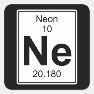 Adesivo Quadrado Ne - Neon