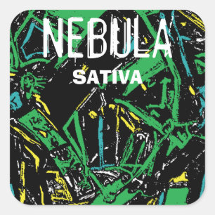ADESIVO QUADRADO NEBULA SATIVA