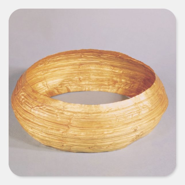 Adesivo Quadrado Necklace, de Apremont, século 6 a.C. (Frente)