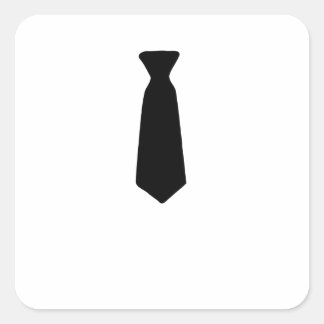 Adesivo Quadrado Necktie Negra
