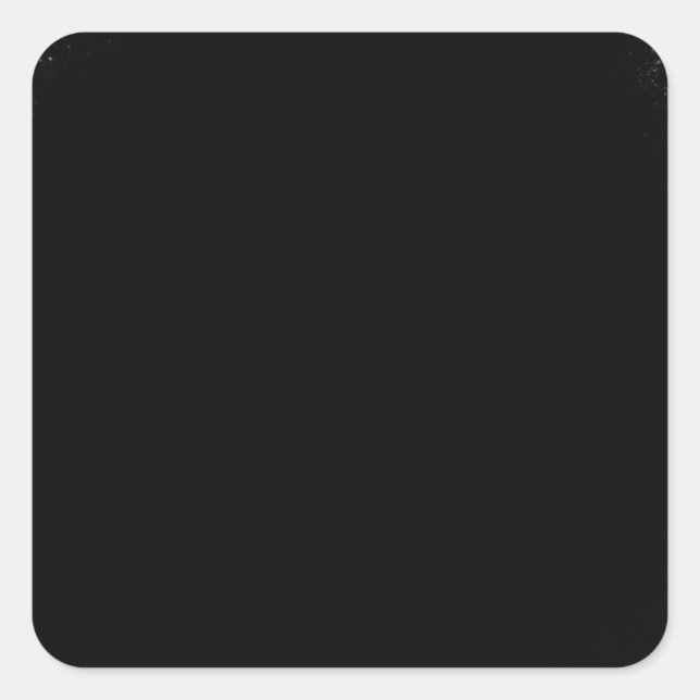 Adesivo Quadrado negro fumante (Frente)