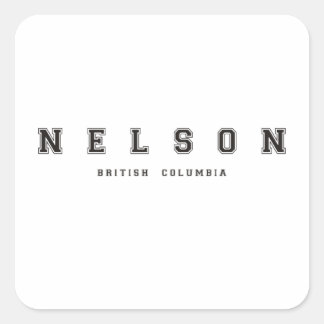 Adesivo Quadrado Nelson British Columbia