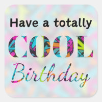 Neon Effect Grafite moderno aniversário totalmente