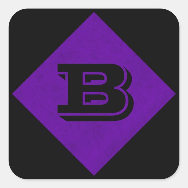 Adesivo Quadrado Neon Purple Velvet - Casino Doméstico Personalizad (Frente)