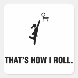 Adesivo Quadrado Netball