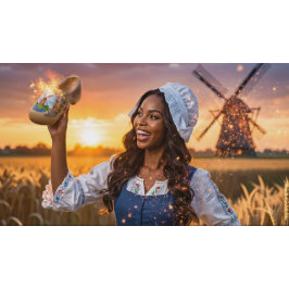 ADESIVO QUADRADO NETHERLANDS - DUTCH