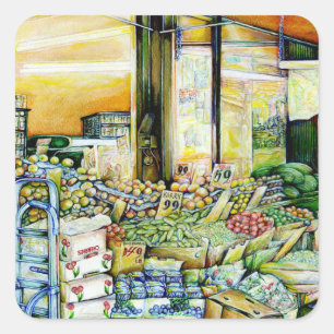 Adesivo Quadrado Neutralização da Gênese Artística