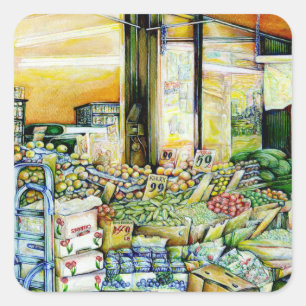 Adesivo Quadrado Neutralização da Gênese Artística