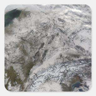 Adesivo Quadrado Neve em Europa