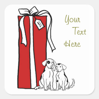 Adesivo Quadrado Neve Festiva de Natal