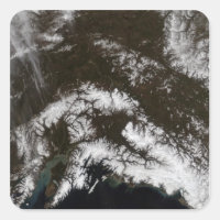 Neve no centro-sul do Alasca