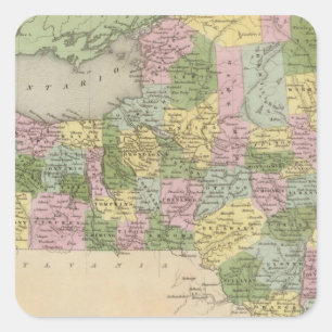 Adesivo Quadrado New York 3