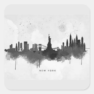 Adesivo Quadrado New York Sticker
