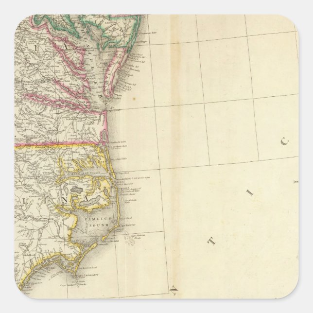 Adesivo Quadrado Niagara Falls, Nova York 2 (Frente)