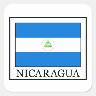 Adesivo Quadrado Nicarágua