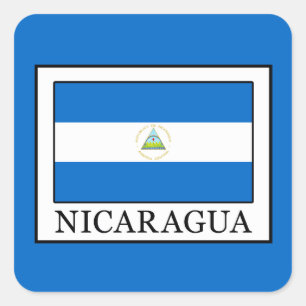 Adesivo Quadrado Nicarágua