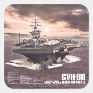Adesivo Quadrado Nimitz Sticker
