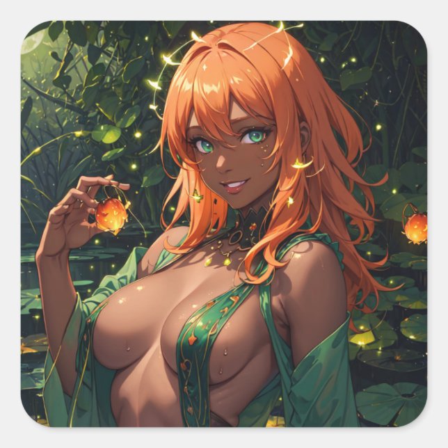 Adesivo Quadrado Ninfas (Frente)