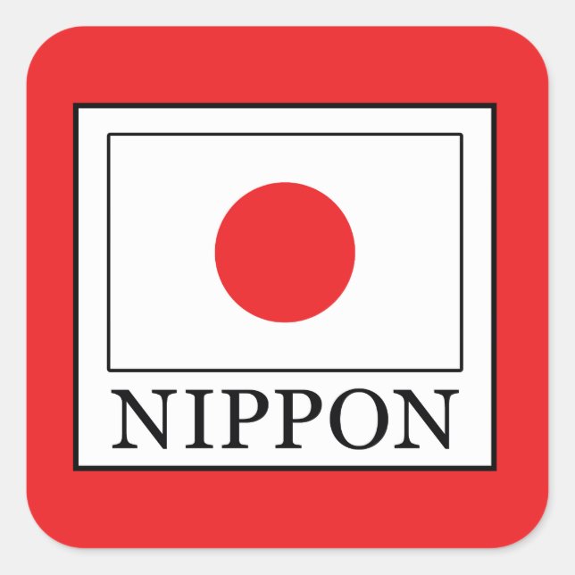 Adesivo Quadrado Nippon (Frente)