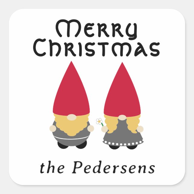 Adesivo Quadrado Nisse Folk - Personalizado (Frente)