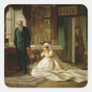 Adesivo Quadrado No altar, 1870s
