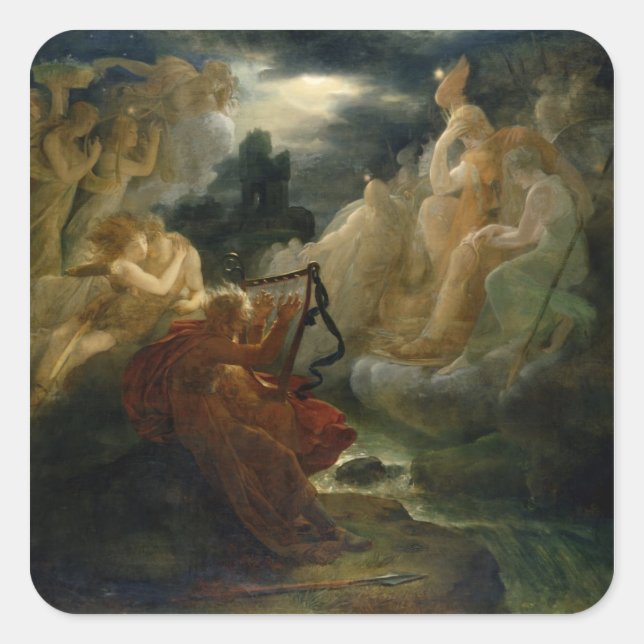 Adesivo Quadrado No Banco da Lora (Frente)