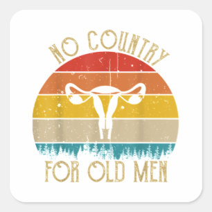 Adesivo Quadrado No country For Old Men Vintage Essential 