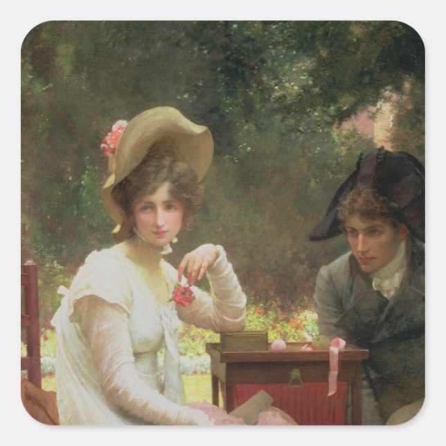 Adesivo Quadrado No Love, 1907 (Frente)